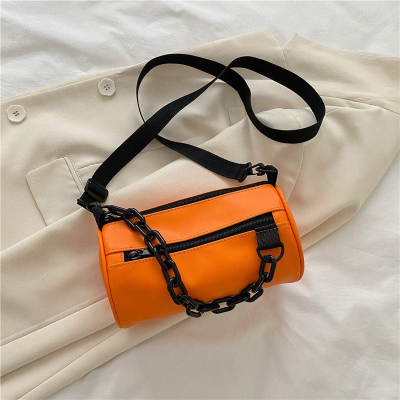 Women's & Men's & Trendy Street Fashion Cylinder Too Crossbody Bags