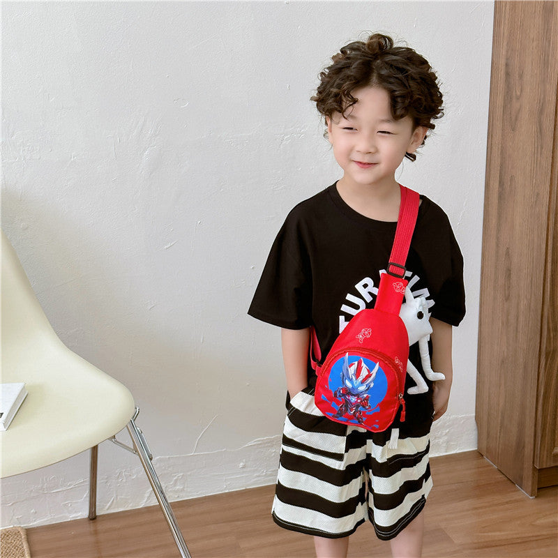 Children's Korean Style Cartoon Cute Boys Small Children's Shoulder Bags