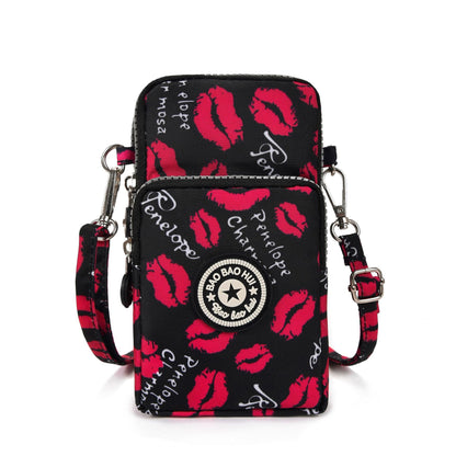 Korean Style Mobile Female Fabric Halter Phone Bags