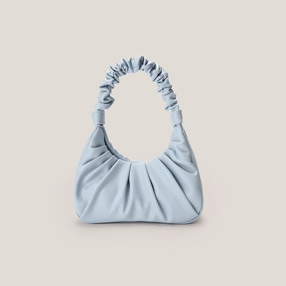 Women's Simple Texture French Pleated Cloud High Sense Handbags