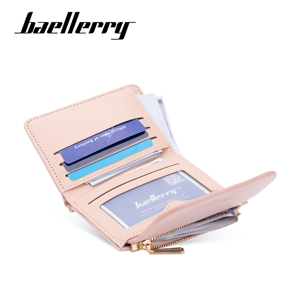 Women's Graceful Short Korean Fashion Mini Ladies Wallets