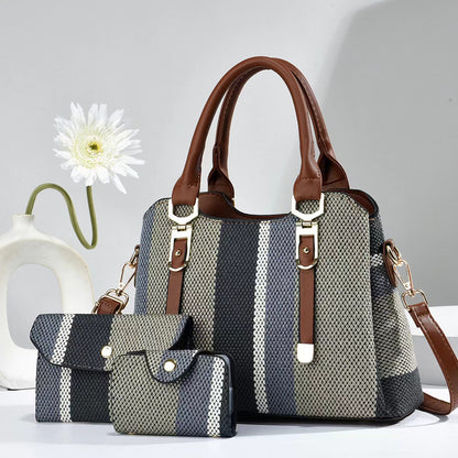 Women's Korean Fashionable Large Lady Temperament Handbags