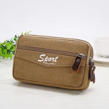 Attractive Canvas Mobile Construction Site Work Coin Purses