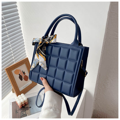 Women's Autumn Fashion Portable Small Square Silk Crossbody Bags