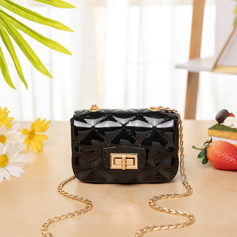 Fashion Children's Gel Niche Mini Chain Crossbody Bags