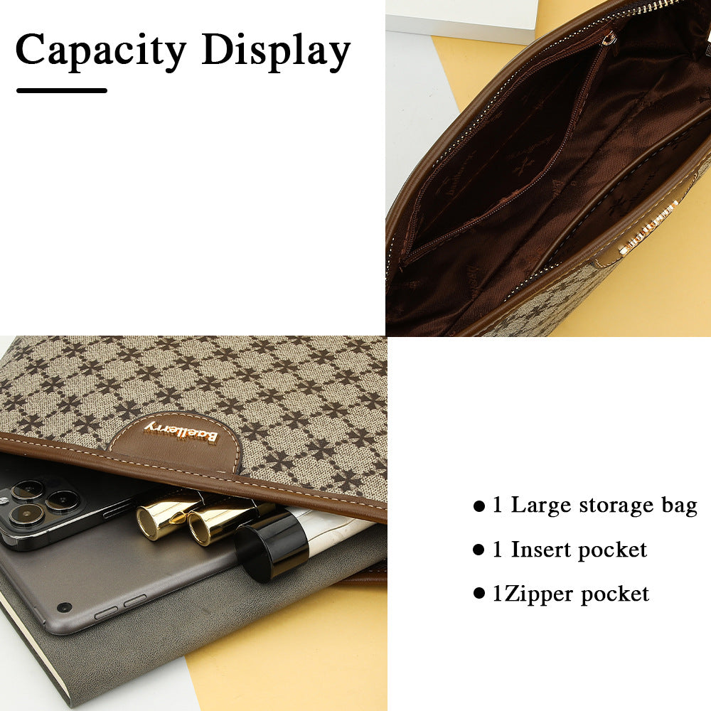 Women's Affordable Luxury Fashion Versatile Zipper Mobile Crossbody Bags