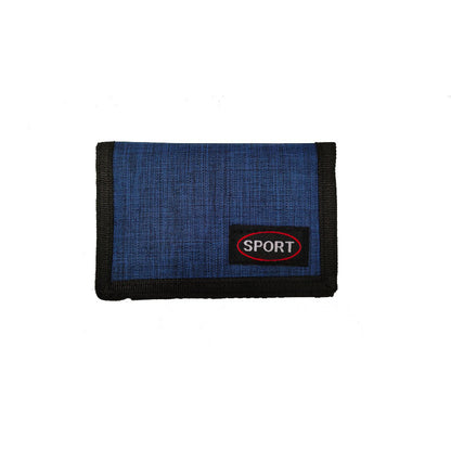 Men's Short Style Canvas Velcro Woven Label Men's Wallets