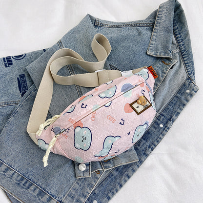 Women's Cartoon Cute Lightweight Niche Heart Fresh Waist Packs