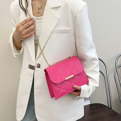 Commute Fashion Simple Small Square Female Popular Bags