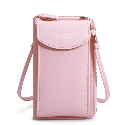 Women's Large Capacity Solid Color Fashion Simple Phone Bags