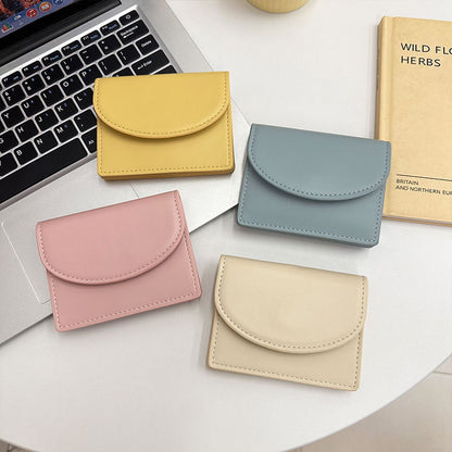 Women's Korean Style Solid Color Simple Ladies Wallets