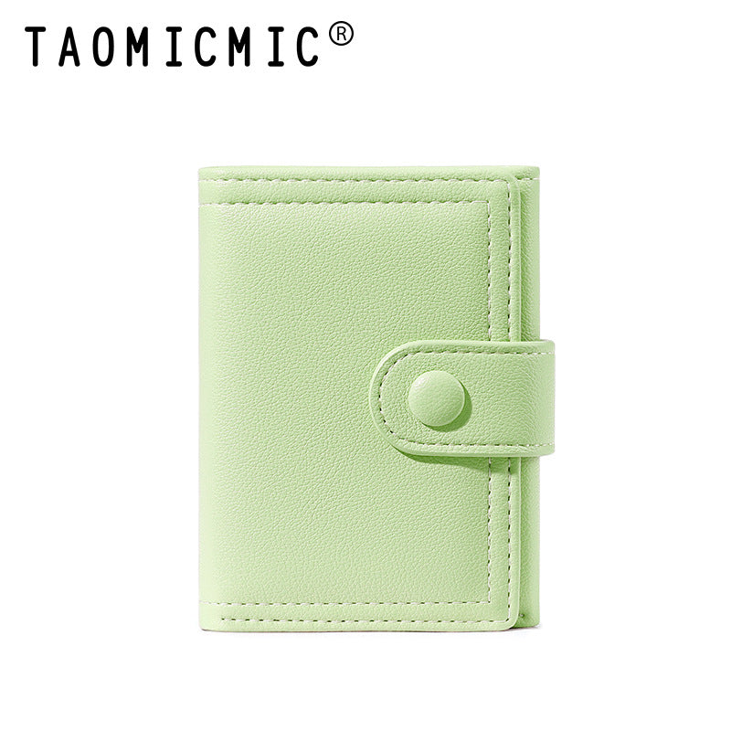 Women's Fashion Short Integrated Hand-held Vietnam Card Holder