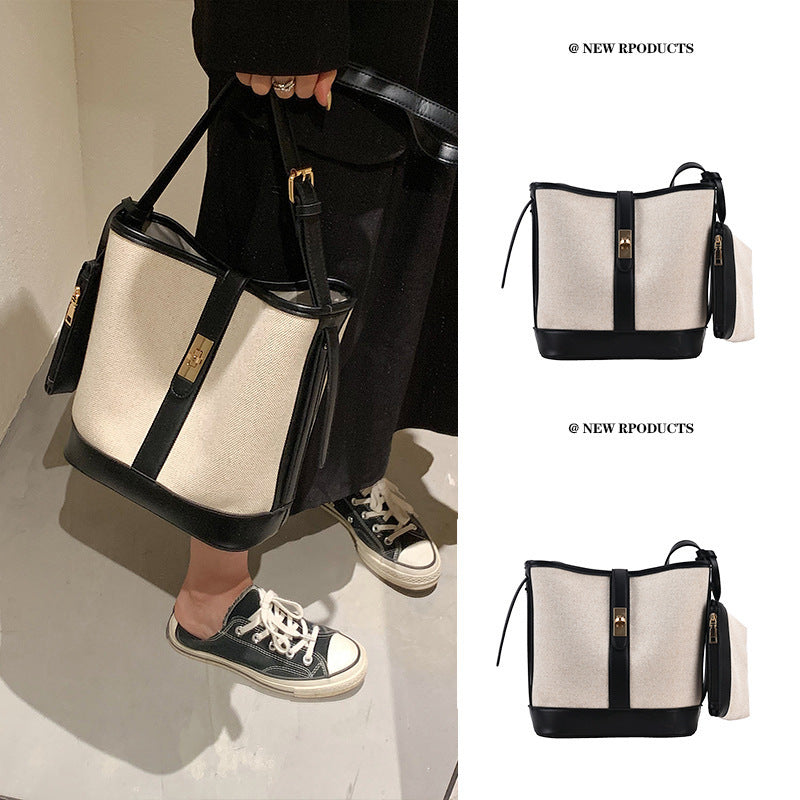 Women's Large Capacity Fashionable Summer Canvas Crossbody Bags