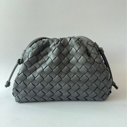 Women's Woven Cloud Retro Simple Dumpling Mini Handbags