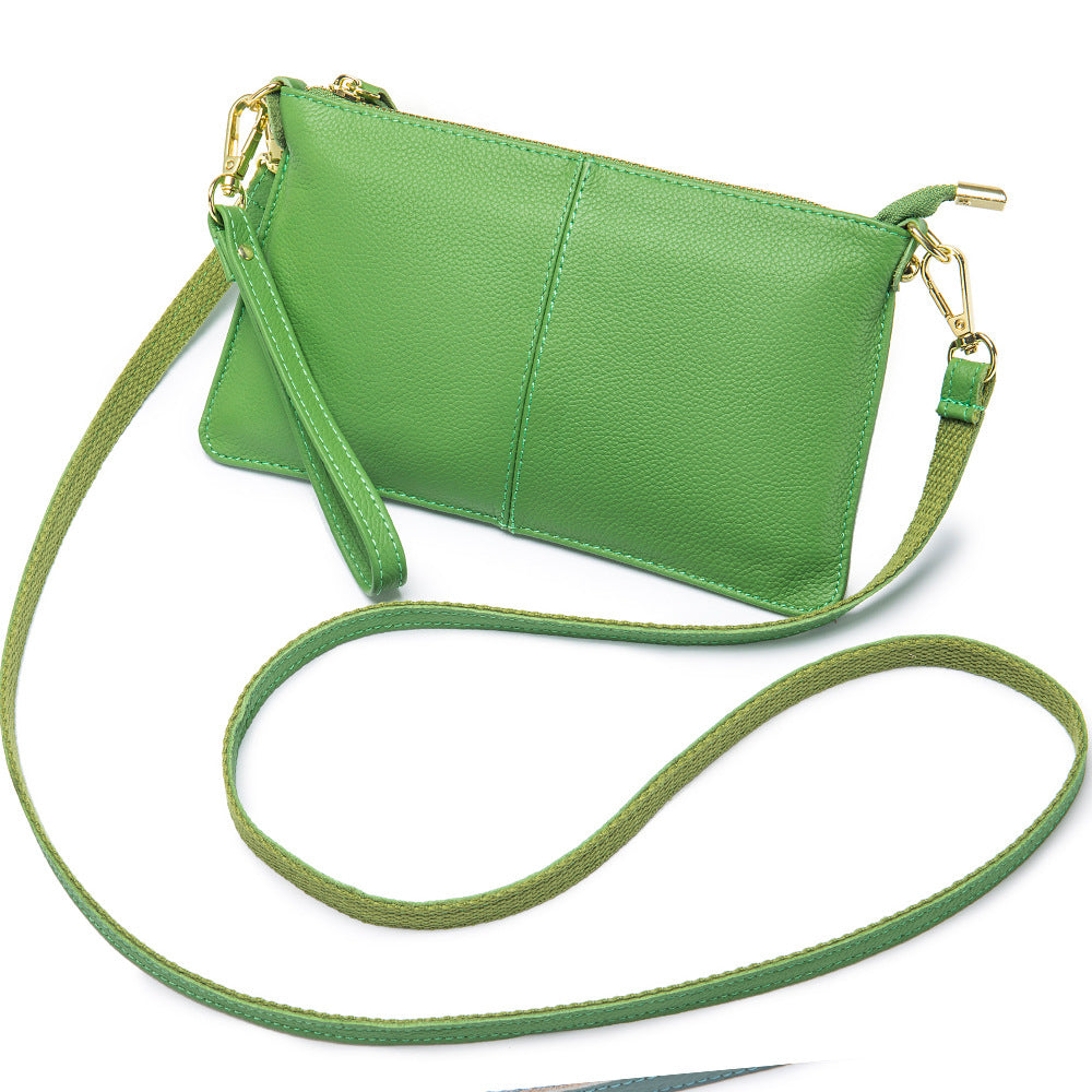 Women's Leather Female Genuine Clutch Soft Versatile Bags