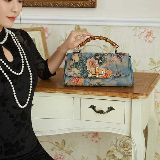 Women's Antique Vintage Handmade Boston Dinner Party Shoulder Bags