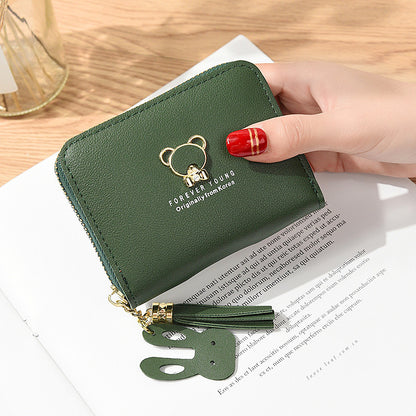 Women's Zipper Short Fashion Small Cute Coin Purses