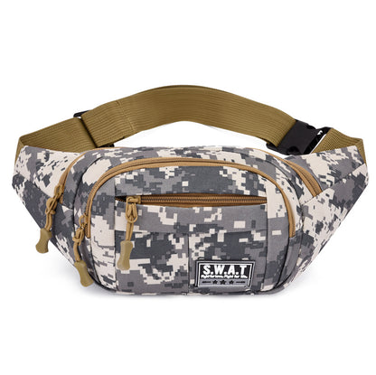 Camouflage Field Fashion Trendy Running Cycling Men's Waist Packs