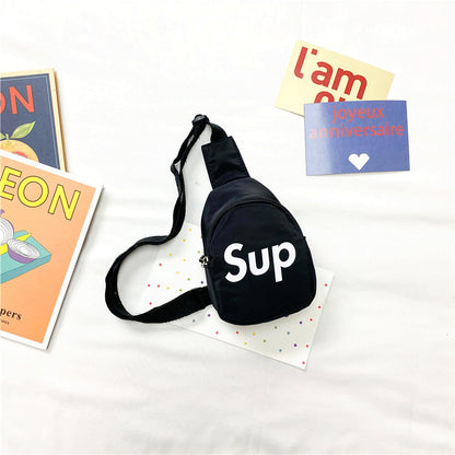 Children's Summer Fashion Trendy Letters Boys Children's Shoulder Bags