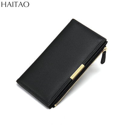 Women's Beautiful Korean Simple Clutch Long Ladies Wallets