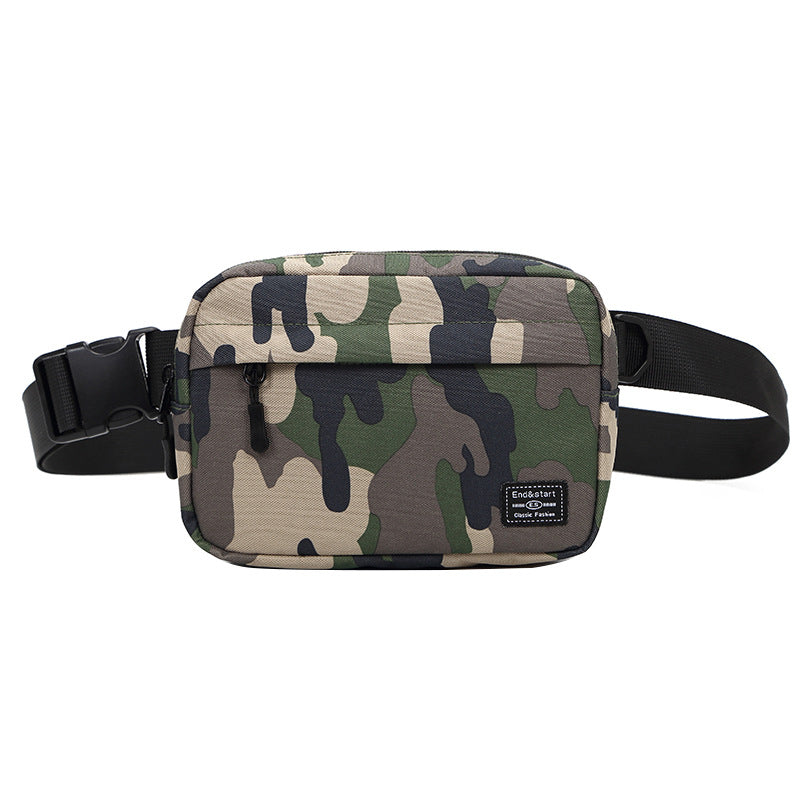 Sacs messagers multifonctions pour hommes et femmes, motif camouflage tendance, petits sacs pour la maison