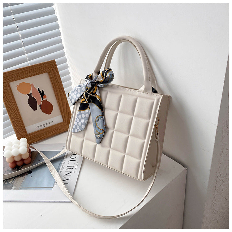 Women's Autumn Fashion Portable Small Square Silk Crossbody Bags