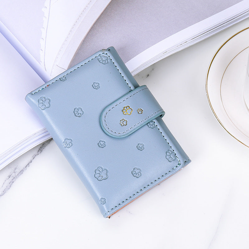 Women's Korean Short Solid Color Simple Ladies Wallets