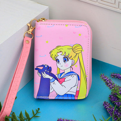 Small Fresh Trend Cartoon Princess Short Children's Coin Purse