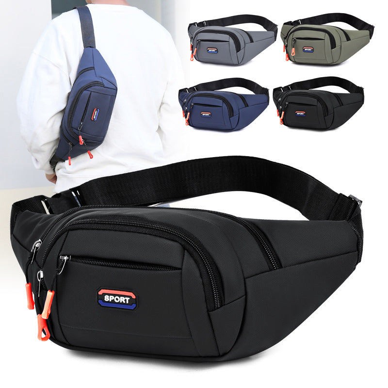 Men's Retro Large Capacity Slanted Construction Site Men's Waist Packs