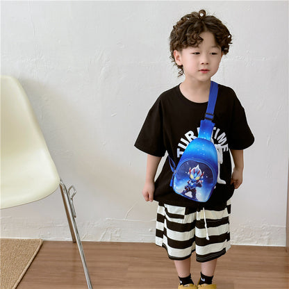 Children's Korean Style Cartoon Cute Boys Small Children's Shoulder Bags