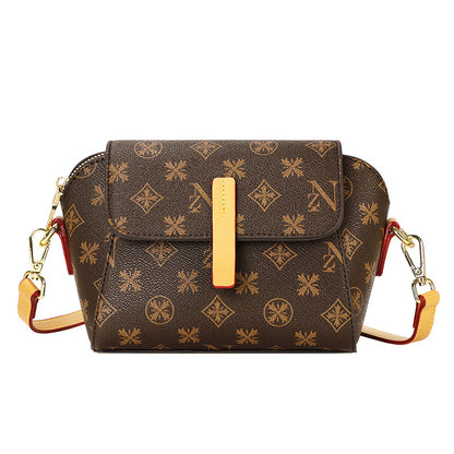 Women's French Entry Lux Printed Plaid High-grade Crossbody Bags