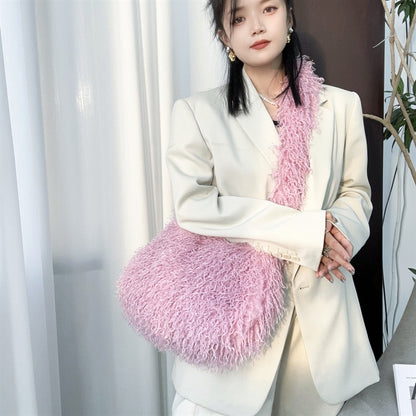 Sheep Fur Imitation Plush Millennium Spice Handbags