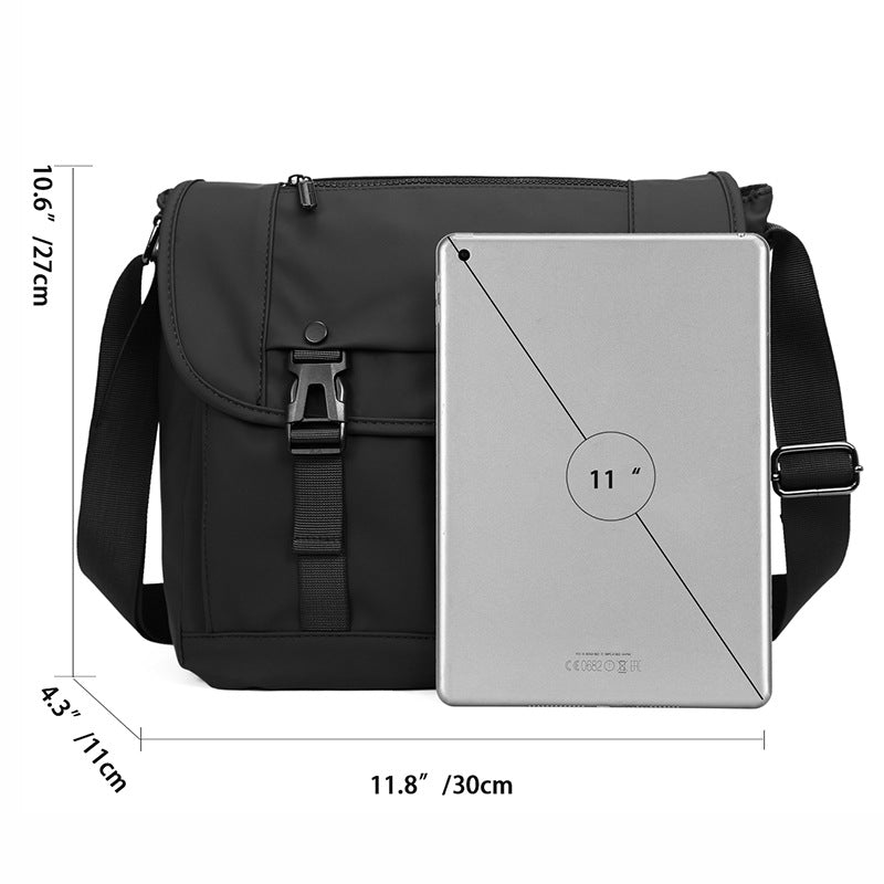 Men's Business Commute Simple Water Repellent Retro Men's Messenger Bags