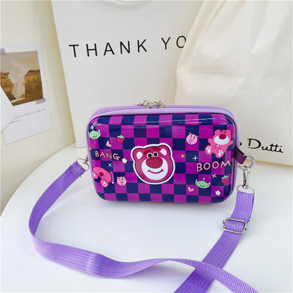 Children's Cartoon Small Korean Style Box Mobile Children's Shoulder Bags