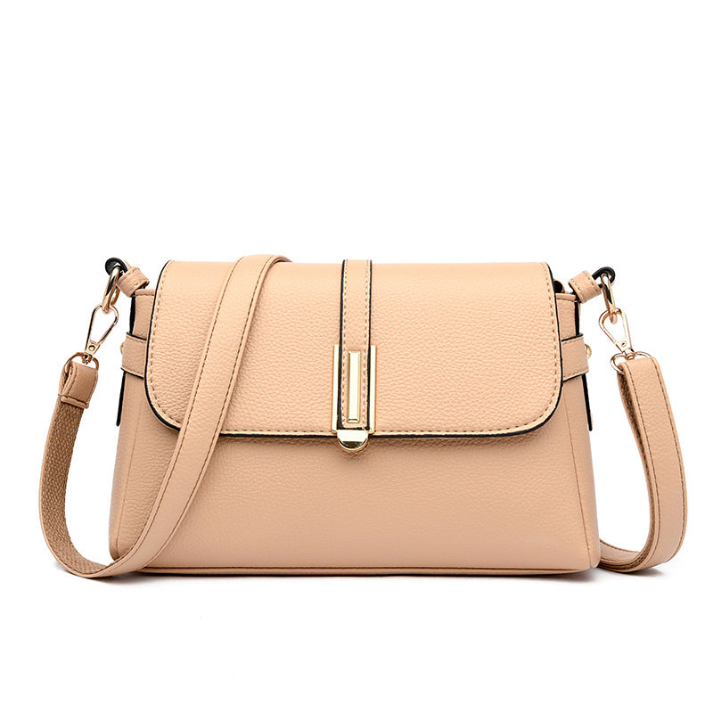 Women's Small Square Simple Western Style One Crossbody Bags