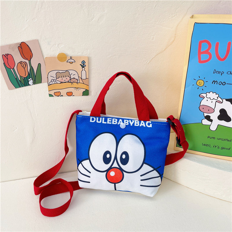 Children's Canvas Cartoon Cute Fashion Boys Children's Shoulder Bags