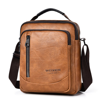 Men's Retro High-grade Large Capacity Waterproof Men's Messenger Bags