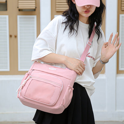 Durable College Style Korean Portable Tuition Crossbody Bags