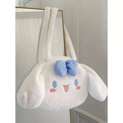 Cute Lolita Cartoon Furry Tuition Large Handbags