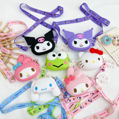 Magnifiques sacs à main en silicone pour enfants en forme de chat Melody Clow