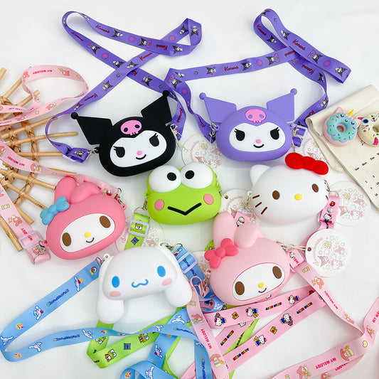 Magnifiques sacs à main en silicone pour enfants en forme de chat Melody Clow