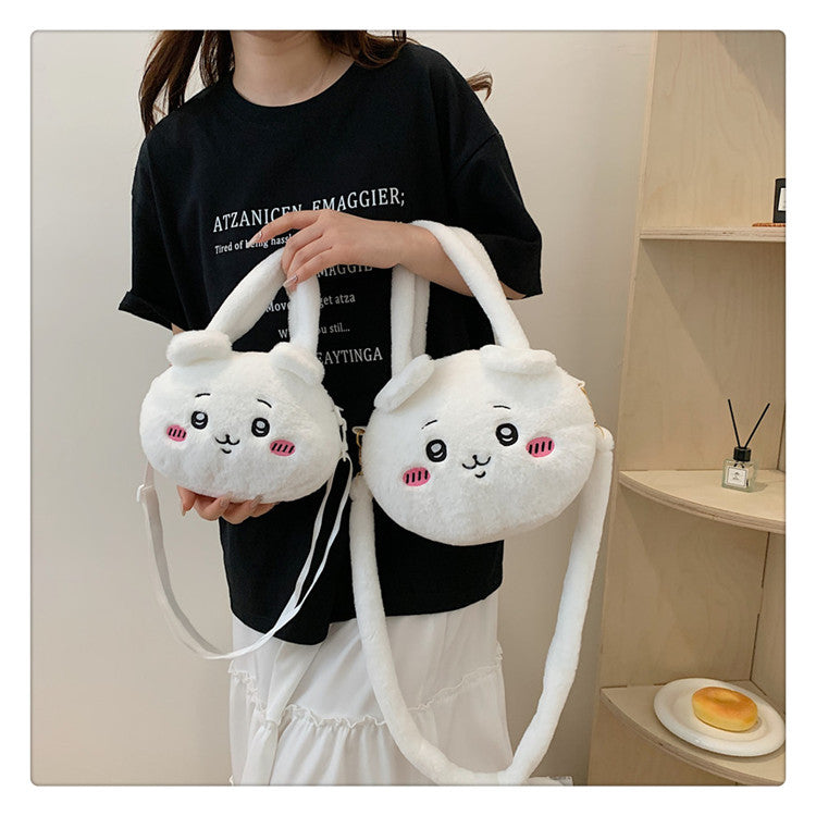 Innovative Unique Cartoon Cute Plush Portable Crossbody Bags