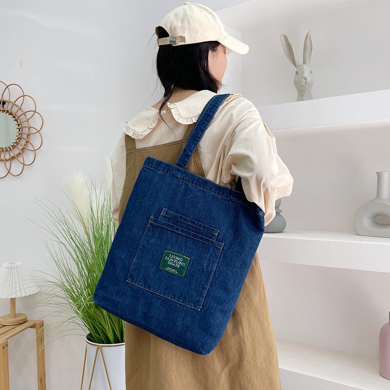 Female Mori Style Street Shopping Canvas Bags