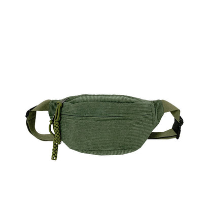 Trendy Simple Leisure Style Fashion Solid Waist Packs