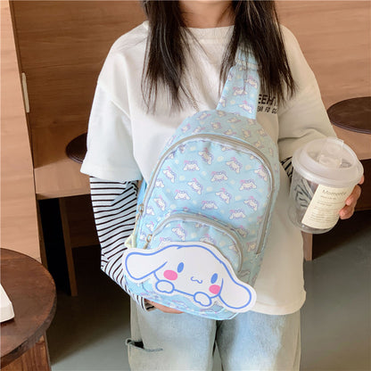 Children's Trendy Fashion Boys Cartoon Cute Princess Children's Waist Packs