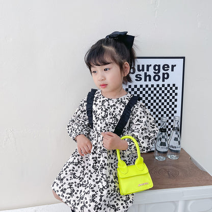 Children's Style Summer Minimalist Candy Color Trendy Children's Shoulder Bags