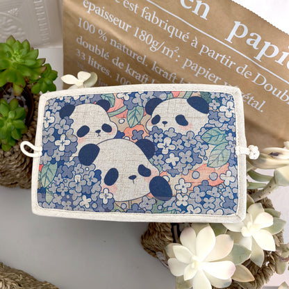 Attractive Linen Short Printed Cartoon Simple Ladies Wallets