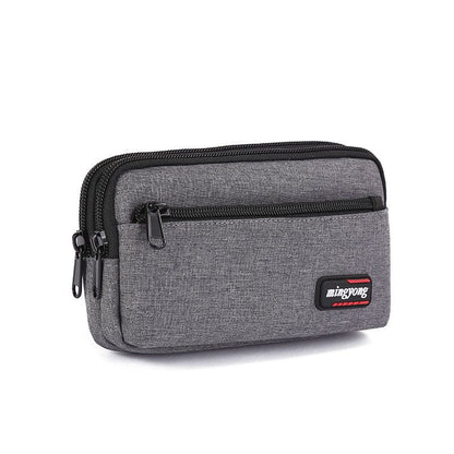 Mini sac à dos horizontal vertical en tissu Oxford pour hommes avec sacs banane pour hommes