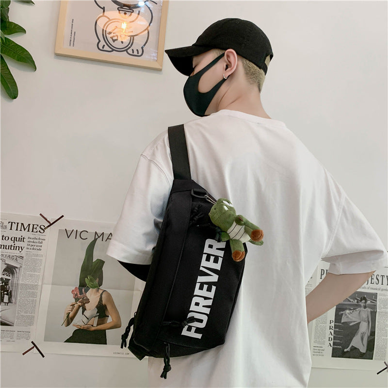 Women's & Men's & Letter Trendy Cool Motorcycle Large Waist Packs