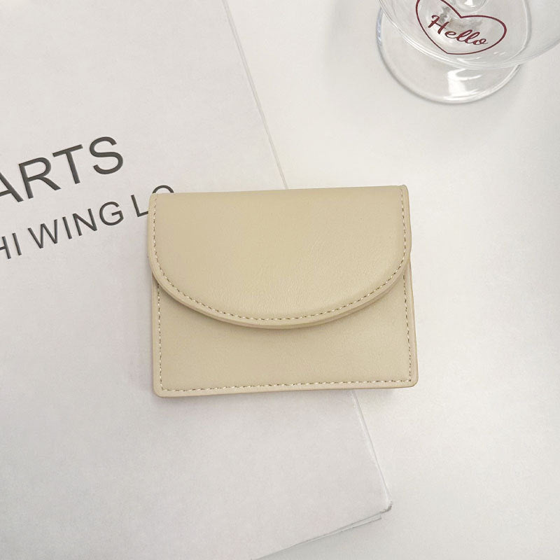 Dopamine Color Matching Korean Solid Simple Ladies Wallets